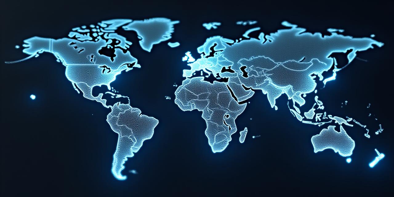 Global logistics network display